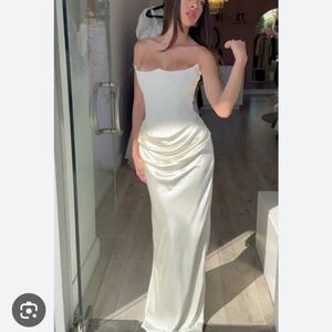 House of CB White Maxi Dress
